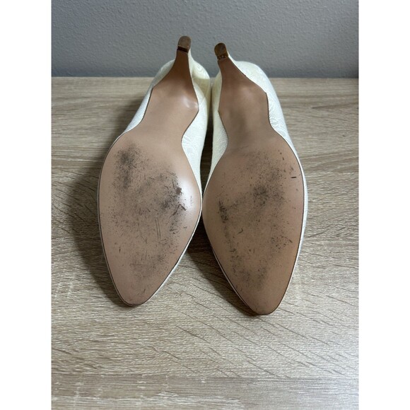 Special Occasions Classic 80s/90s Style Wedding Shoes Size 6B (used, in box) - Picture 9 of 11